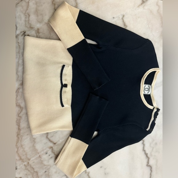 Chanel Sport Vintage 08P ribbed long sleeve top - Picture 8 of 16